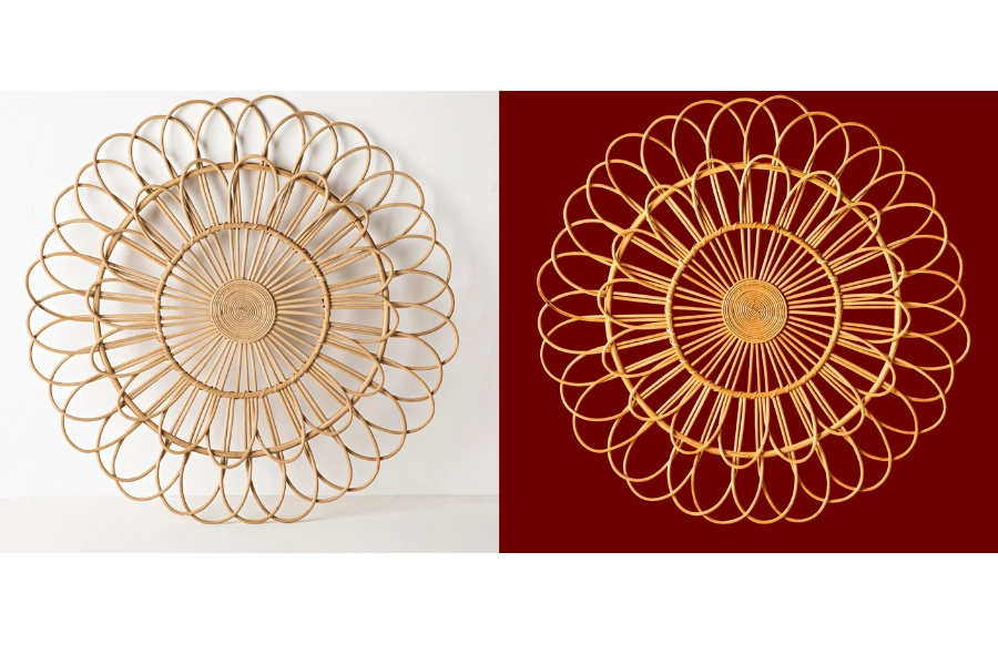 Clipping path editing example